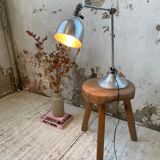 Artisanal bohemian chrome lamp