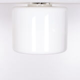 Large Prof Wilhelm Wagenfeld Opaline Pendant Lamp 1930s
