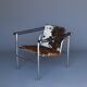 LC1 Chair by Le Corbusier for Cassina. 1960s
