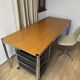 USM Haller desk in natural oak veneer