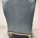 Fauteuil voltaire bleu clair