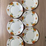 Set of 6 dessert plates