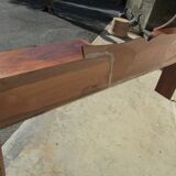 Cosy, art deco bedroom furniture in solid walnut