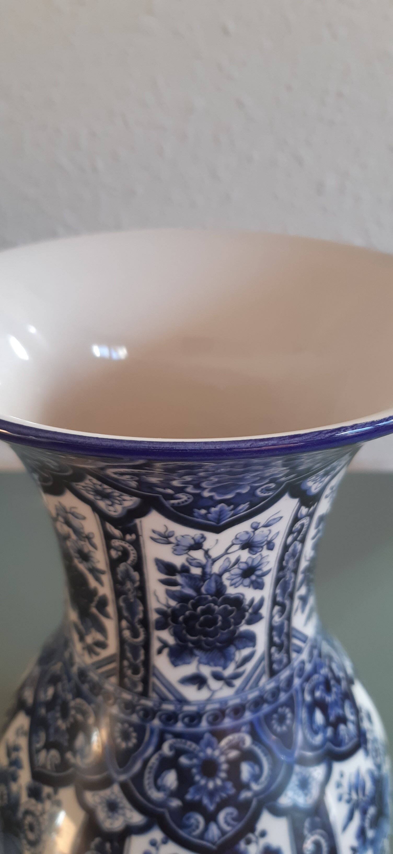 Vase bleu de Delft's