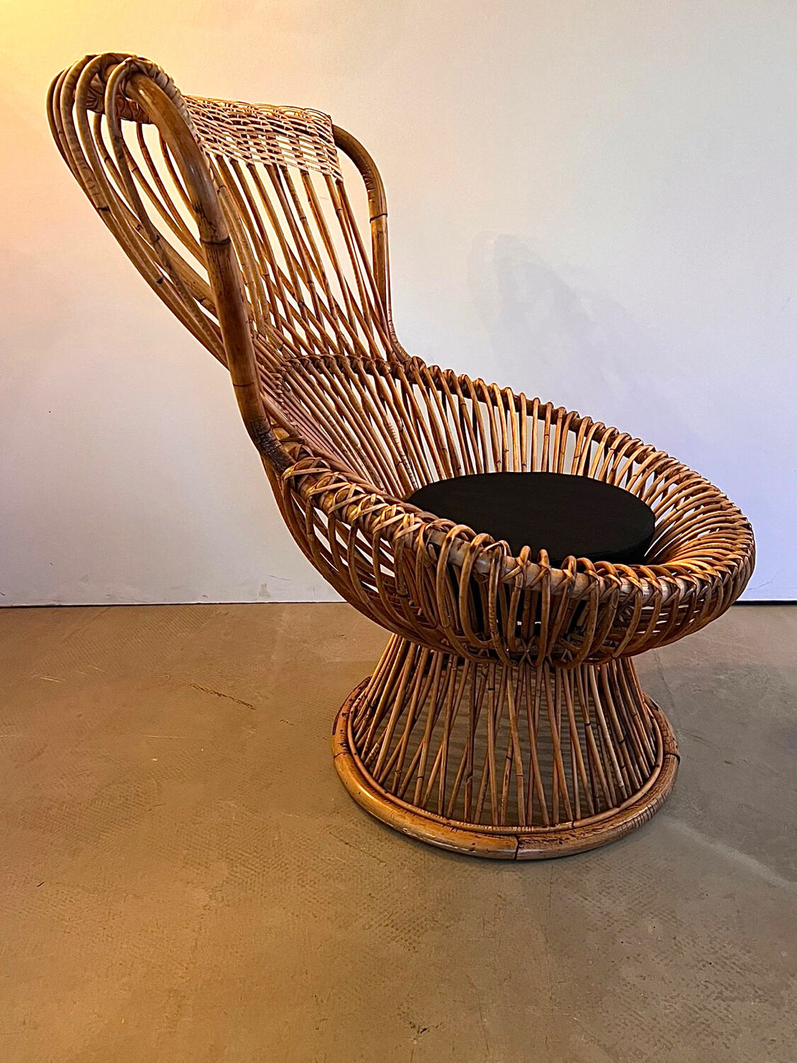 Pair of "Margherita" armchairs by Franco Albini edit by Bonacina