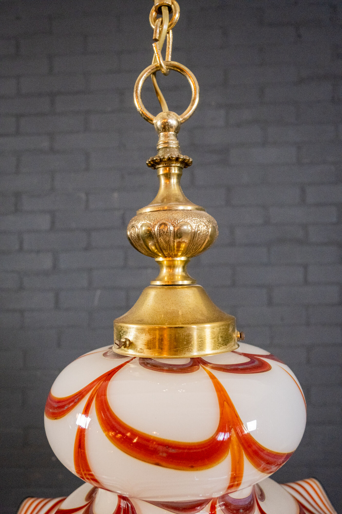 Hand Blown Murano Pendant Lamp Italian Design