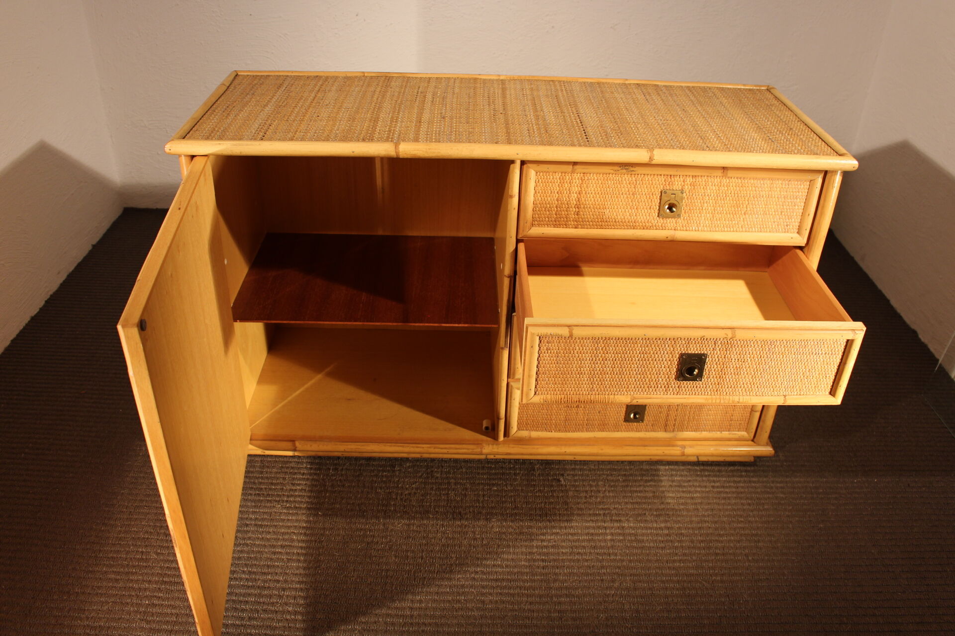 Bamboo buffet from the 1970s