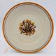 6 dessert plates, Creil and Montereau – Pansy model.