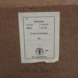 Scandinavian oak mirror 112x48cm, Nybrofabriken, Sweden, 1960