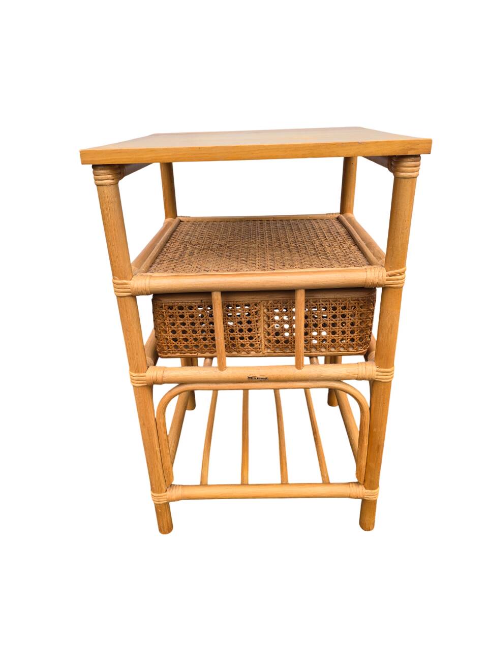 Bamboo nightstand