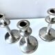 Set de 3 bougeoirs en inox