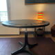 Vintage Dining Table by Ilse Möbel, 1960s, Round and Black