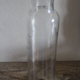 Vase Antique bottle Clear glass fine bubbles vase