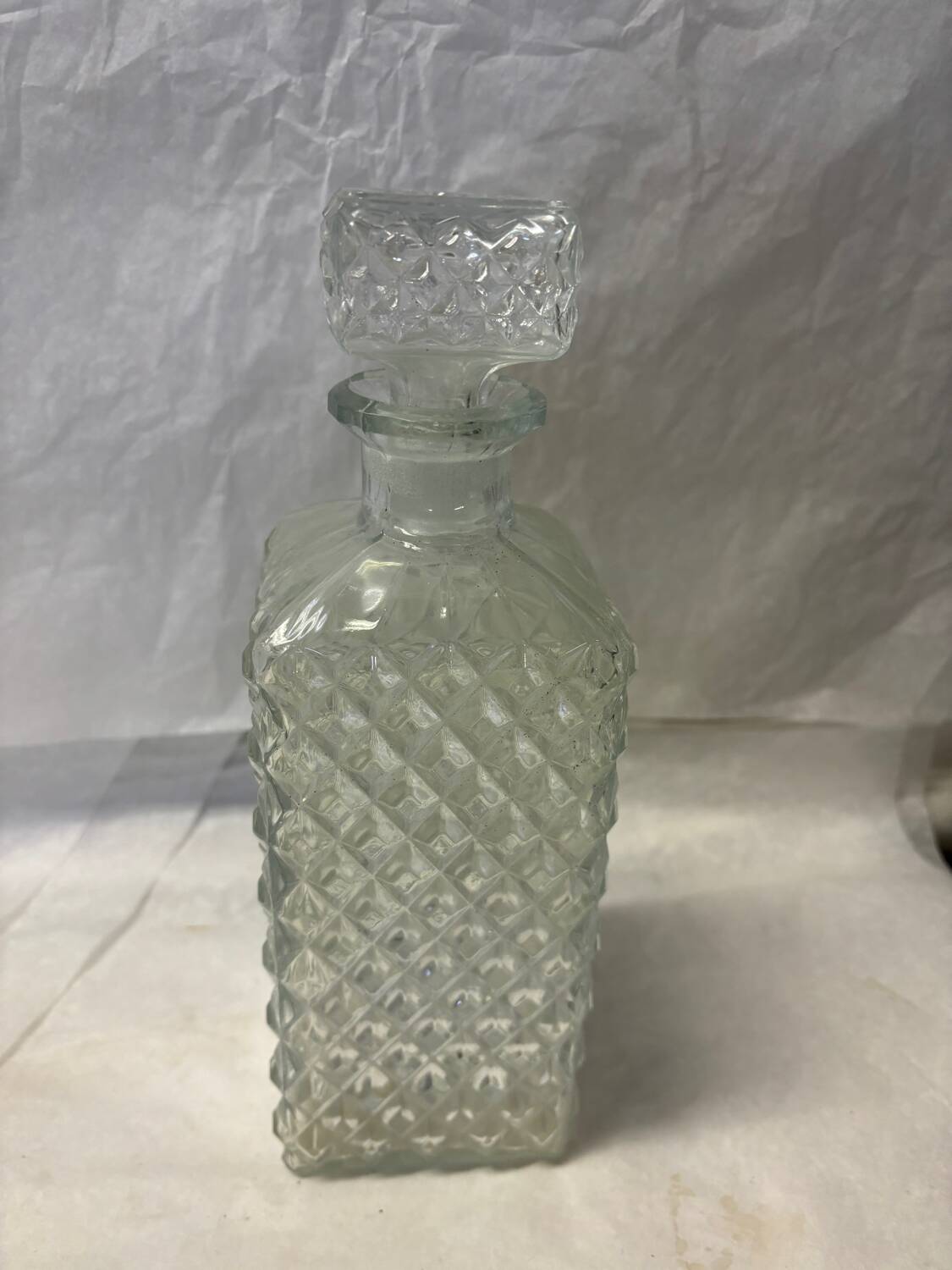 Vintage whiskey decanter