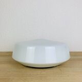 Round opaline wall lamp by RZB Leuchten, vintage