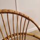 Fauteuils en rotin vintage