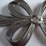 Lancel's nickel bronze flat in Paris around 1970 in beautiful condition