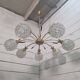 Vintage chandelier with 7 lights from the 60s/70s.