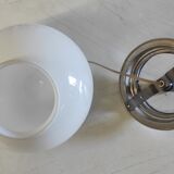 Art Deco ceiling light or wall light with opaline globe, diameter 20 cm.
