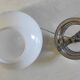Ceiling light, Art Deco wall light, opaline globe