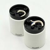 Pair of 80s design Wall or Ceiling Lights iGuzzini, new old stock