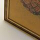 Scandinave suédois des années 1960 Tenture murale Crewel Picture Wall Art