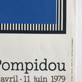 Original silkscreen poster by Jesús Rafael SOTO, Centre Georges Pompidou, 1979
