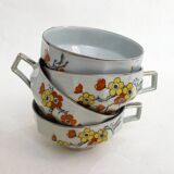 Sakura Art Deco Set of 8 Cups & Saucers
