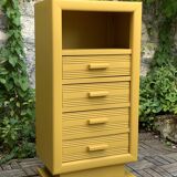 Art Deco ochre yellow chiffonier