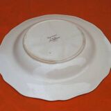 5 old soup plates Sarreguemines earthenware Agreste model