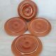 Scallop shell plates St Jacques by SECLA Portugal Barbotine