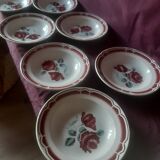 Set of 7 hollow plates