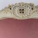 Louis XV style bench in lacquered and gilded beech, 20th century