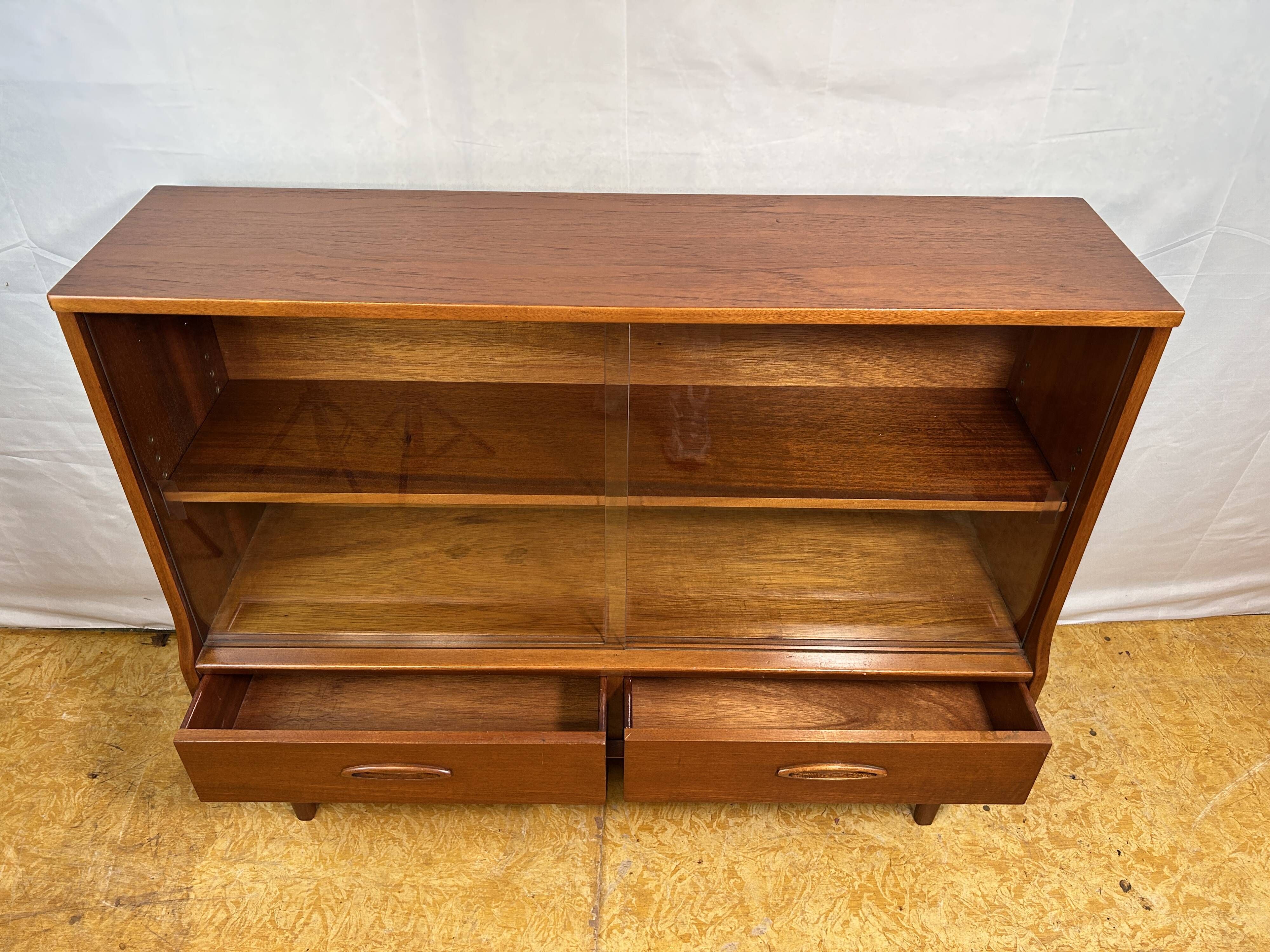 Mid-Century Retro Vintage Teak Bookcase by Jentique, 1960  Elegant, Compact