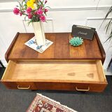 Vintage chest of drawers with compass feet