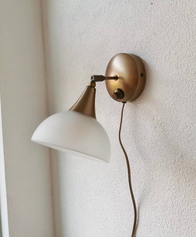 Golden Steinhauer wall lamp, 1980
