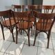 Suite of 6 baumann vintage bistrot chairs 1960s