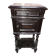 Napoleon III Style Nightstand Blackened Wood