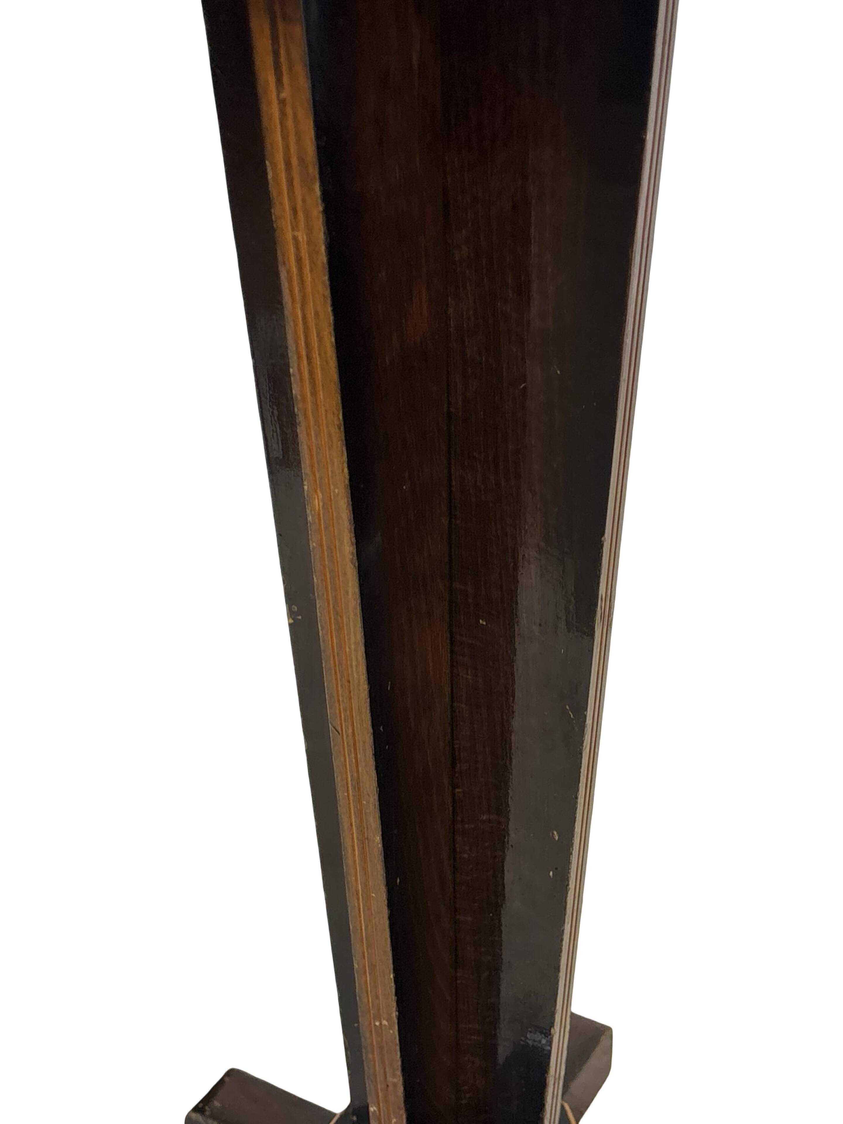 Art Deco side table plant table set of two design oak