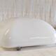 Plafonnier ou applique globe opaline carré - mid. XXeme