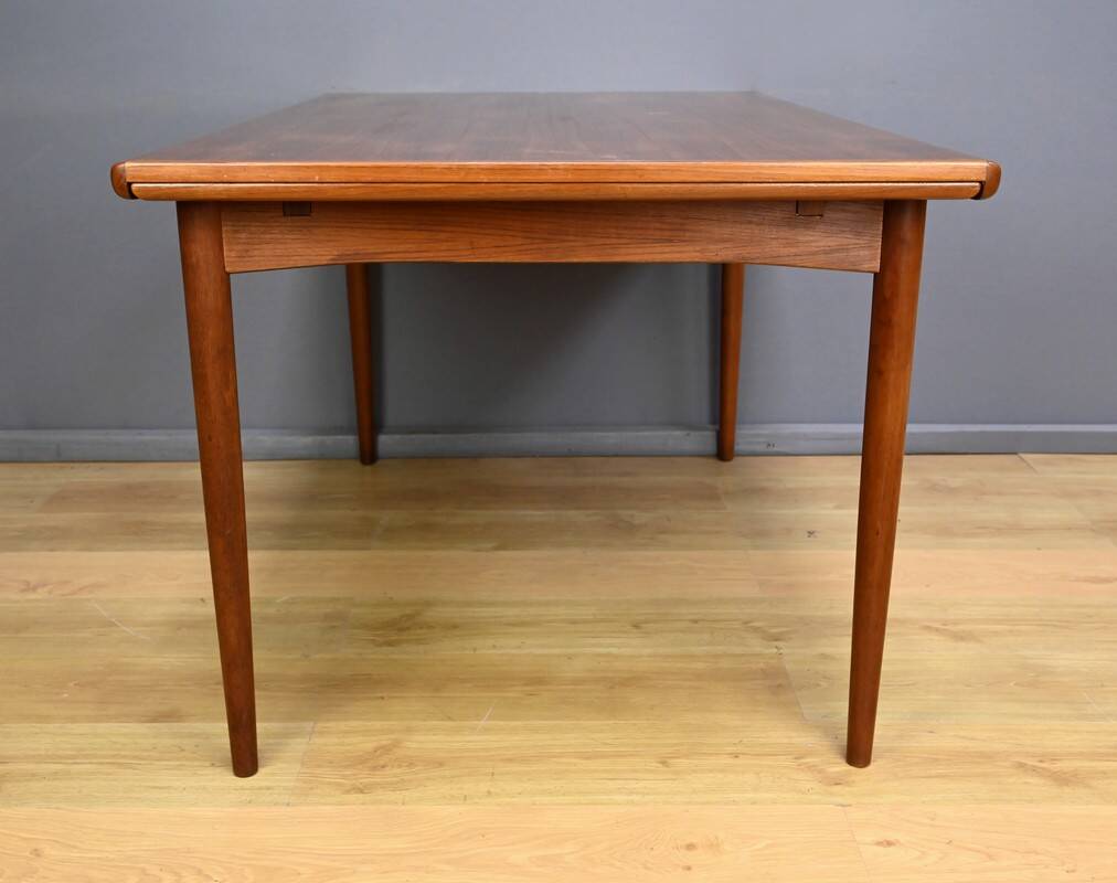 Extendable Teak Table, Dyrlund, Denmark – 1960s