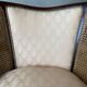 Pair of vintage 1940 canne armchairs
