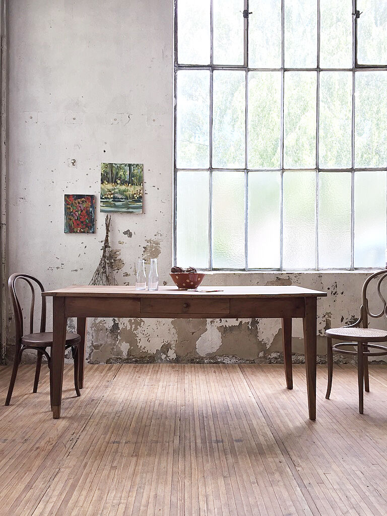 Walnut farm table 170 cm