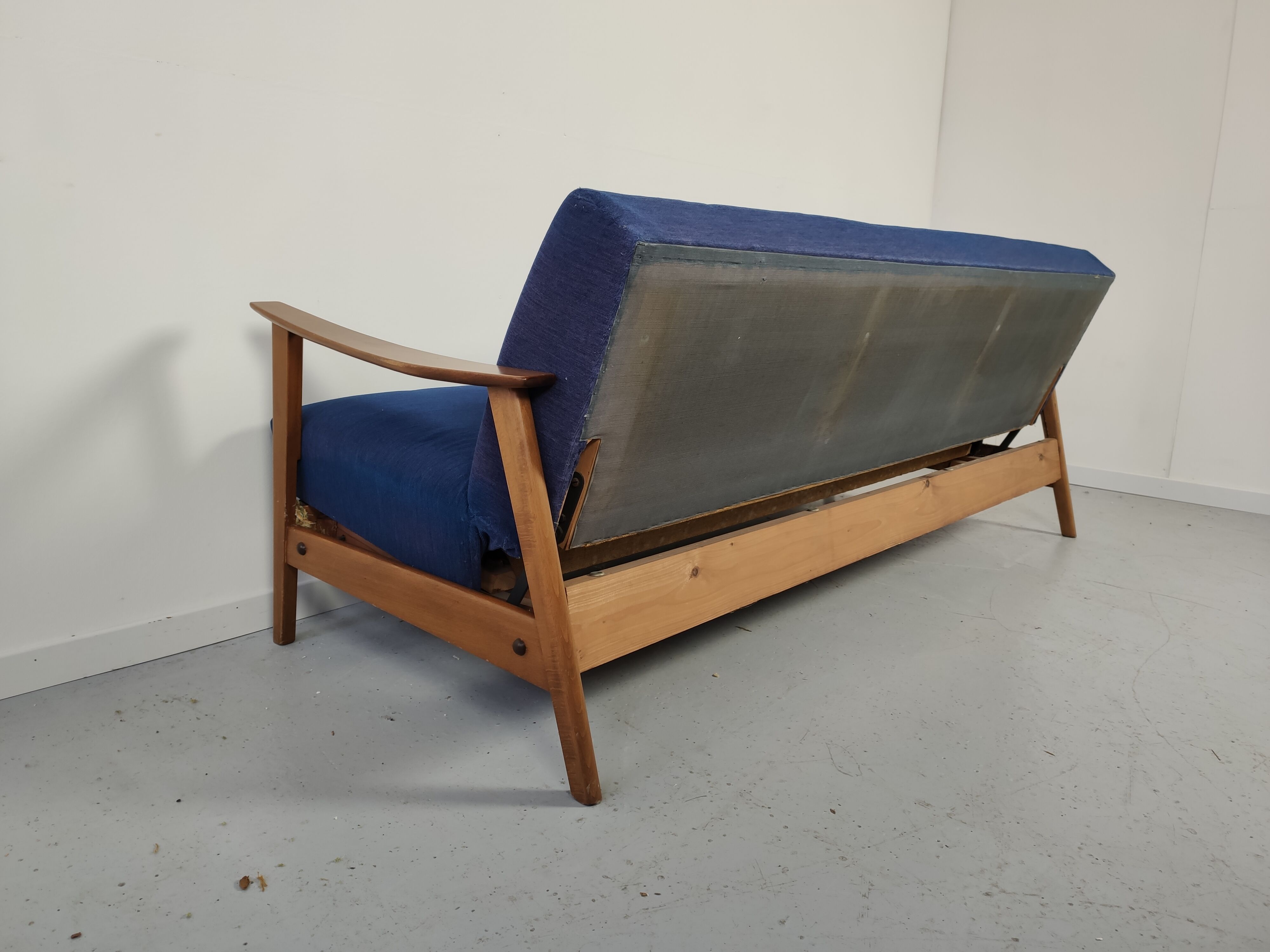 Convertible sofa set - a 1960s Scandinavian armchair