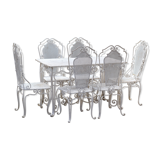 Ensemble table et chaises 1950