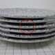 Six assiettes à dessert Ceramica Dalia