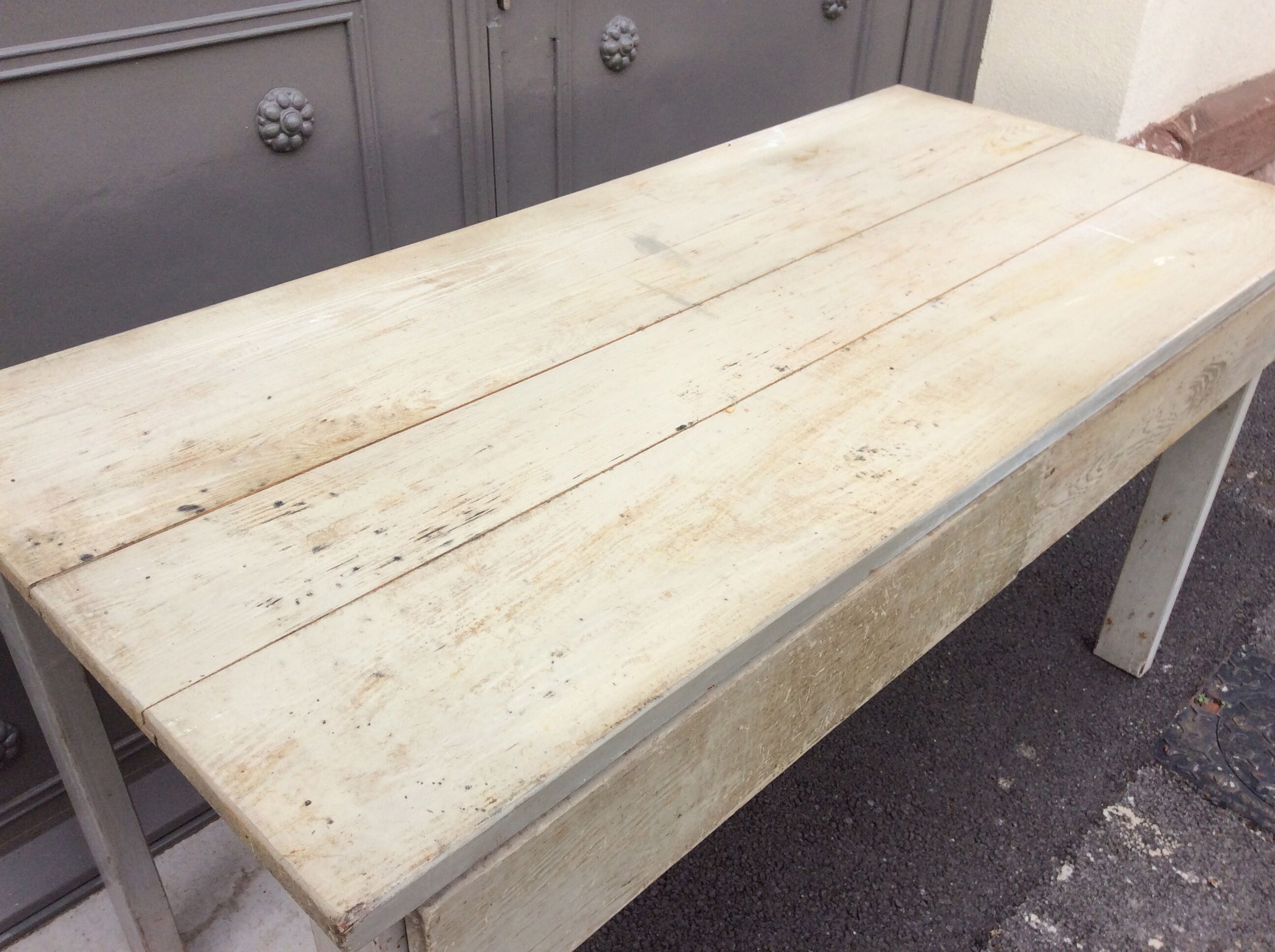 Table workshop industrial loft french dinning table workshop