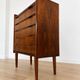 Vintage Danish mid-century modern rosewood chest of drawers by Henning Jørgensen 1959
