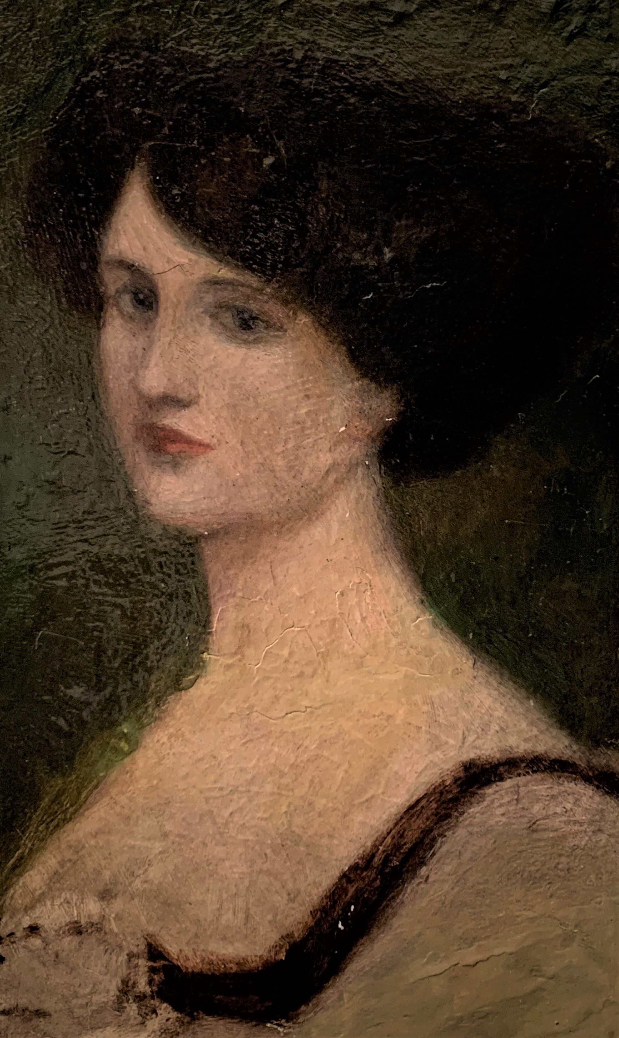 Oil painting portrait