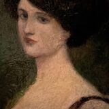 Oil painting portrait